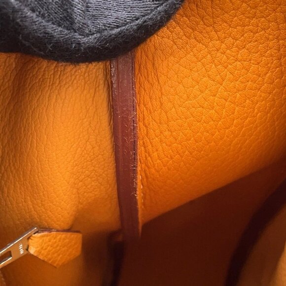 HERMES Manille de Shoulder Ardennes Leather Natural - Picture 13 of 16